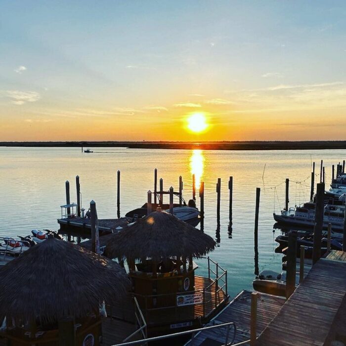scotts dock sunset
